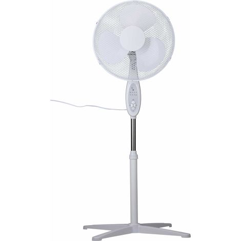 Ventilateur sur pied LIFETIME AIR, 40 W, avec télécommande, blanc (1/5)