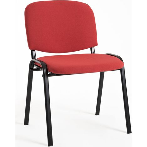 Sillas de escritorio - Pack 4 Sillas Ofis - Rojo