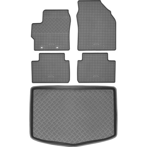 Toyota Yaris IV Schrägheck ab 2019 SET - Gummifußmatten + Kofferraummatte