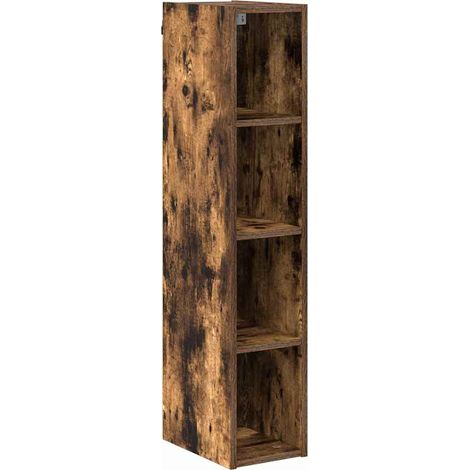 Maison Exclusive - Armadio pensile Rovere fumé 20 x 29,5 x 100 cm