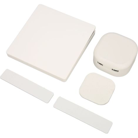 Intelligentes Wandempfänger-Set mit drahtlosem Schalter und automatischem Stromgenerator (AC 100-250 V). (1/5)
