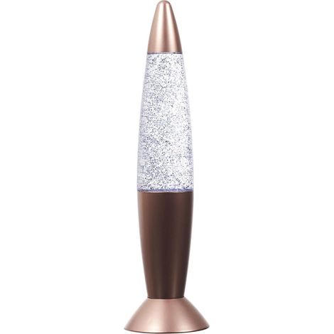 Lampe décorative pailletée de H9,5 cm avec éclairage LED multicolore changeant (1/5)
