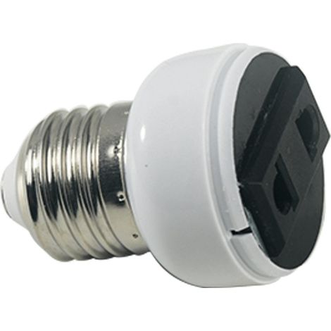 1 Pièce Convertisseur E27 Cache-prises Avec Convertisseur Prise Adaptateur, Douille, Sortie D'ampoule Support De Lampe Brancher Ampoules pour la maison et le studio (1/5)