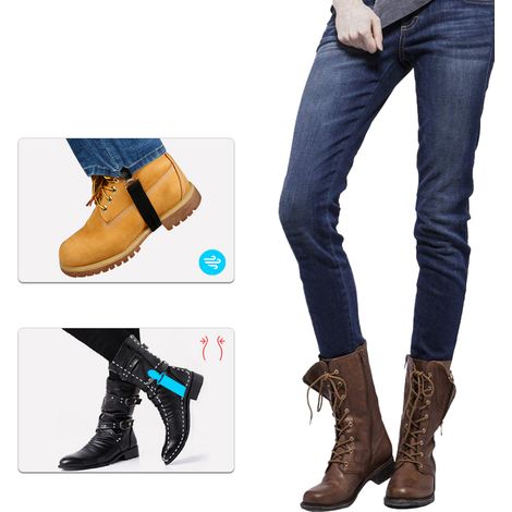 Pinces de jambe de pantalon de moto, sangles de bottes réglables, étriers élastiques pour femmes et hommes.