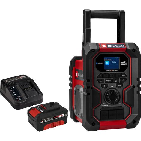 EINHELL Radio sans fil TE-CR 18 Li DAB+/FM/BT Kit (1x 4,0 Ah) (1/5)