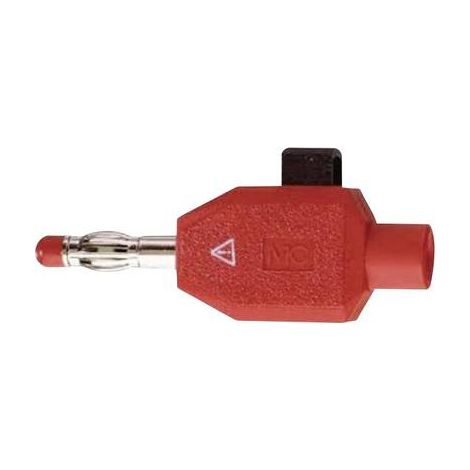 Fiche banane mâle Ø de la broche: 4 mm Stäubli KLS4 ROT 22.3006-22 rouge 1 pc(s) D19331 (1/4)