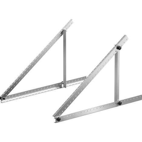 50-Zoll-Solarpanel-Montagehalterung, 0-90° verstellbare Neigung, 100-550W kompatibel, leichtes Aluminium mit klappbaren Beinen für Wohnmobil, Dach, Boot, netzunabhängig. (1/5)