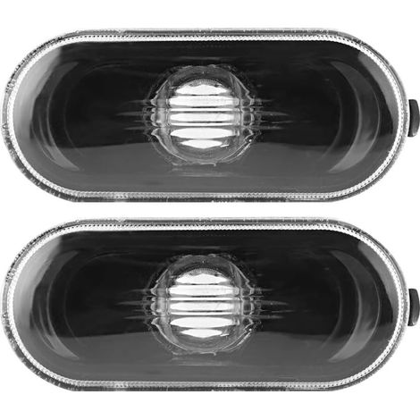 2pcs Car Side Indicator Lights with Black Lamp Cover Compatible with Bora/Golf 4/MK4 (1/5)