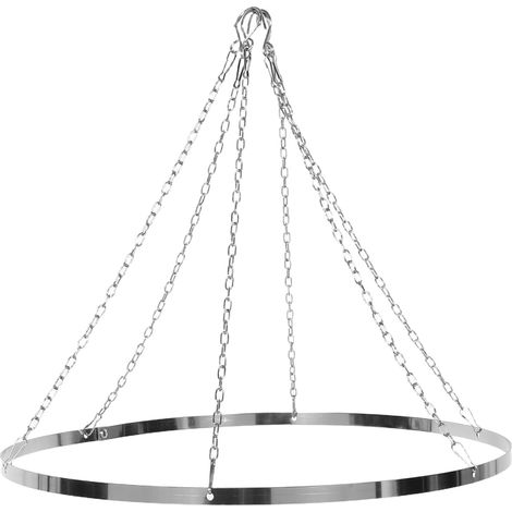 Ceiling Curtain Hanging Ring Round Metal Hoop for Wedding Voile Canopy Holder Metal Canopy Bracket Indoor and Outdoor Draping Kit Fixing for Ceremony (1/5)