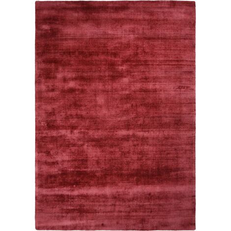 Tapis à Poils Courts Fait Main "Luxury I" Rouge 80 x 150 cm (1/4)
