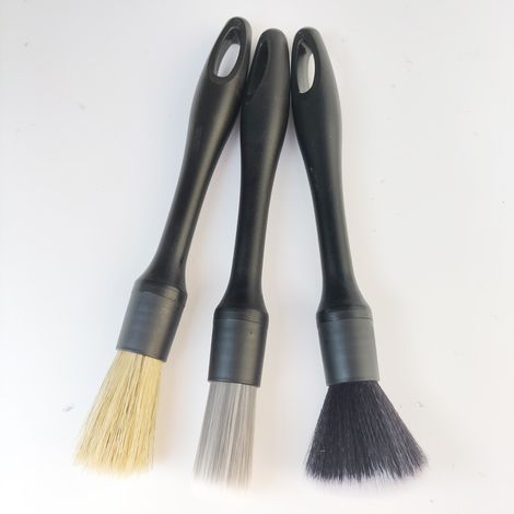 BRAVIX 3Pcs Brosse Nettoyage pour Voiture Brosse à Épousseter Tableau Bord L'automobile Brosse Nettoyage à Poils Doux Ensemble Brosses L'entretien Voiture Brosse Nettoyage pour Bureau Maison Voiture (1/5)