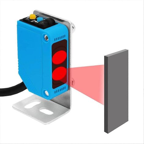 Interrupteur à capteur photovoltaïque NO+NC, 10-30 V CC, distance : 80 cm, AE3Z-D61, capteur photovoltaïque réfléchissant NPN (1/5)
