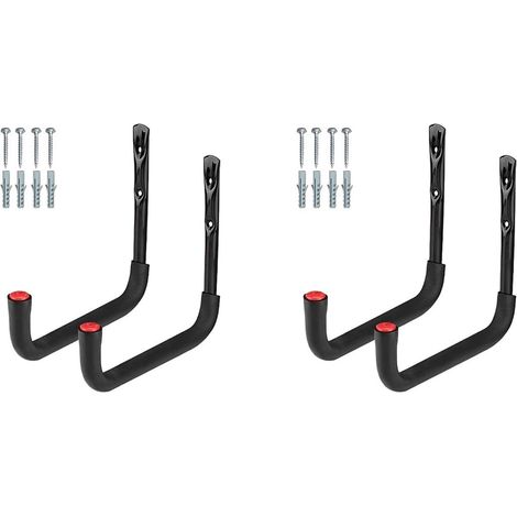 4 Supports de Kayak Robustes à Fixation Murale pour Kayak, Crochets de Rangement pour Kayak, Canoë, Kayak, Garage, Planche à Pagaie (1/5)