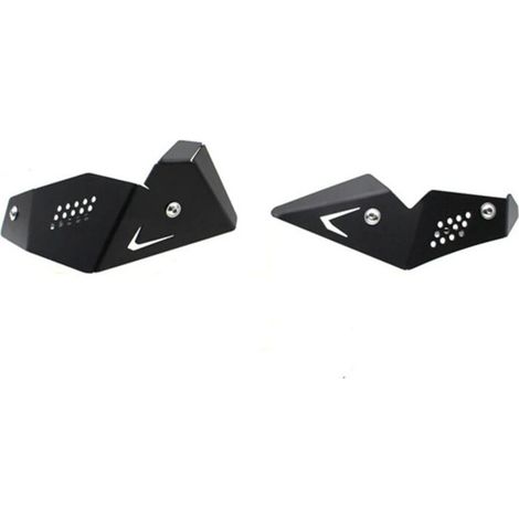 1 paire, couleur : noir, matériau : métal, cache de protection de corps de papillon modifié, protection des capteurs, protection de la carrosserie du véhicule. (1/5)