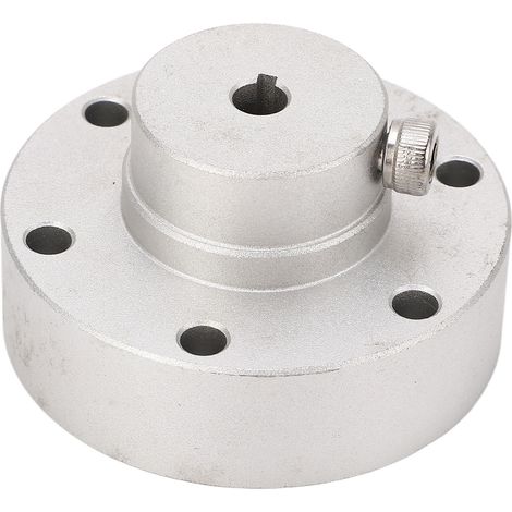 6mm Bride d’Accouplement d’Arbre Haute Résistance, Précision et Surface Argentée Élégante pour Connexion Moteur et Roue (1/5)