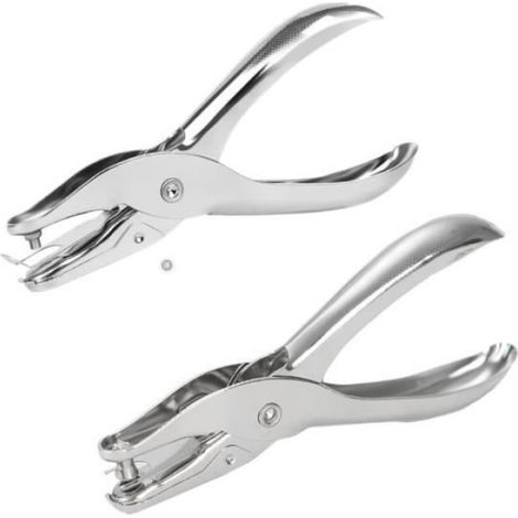 2 Pièces Perforatrice à Trou Unique, 3mm et 6mm Pince Perforatrice en Métal, Perforatrice à Main, pour Projets DIY, multic ŒILLETS (1/4)