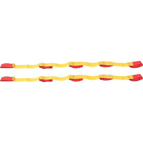 2 Pièces Bandes de Liaison 3/5/8 Personnes pour Jeux d'Équipe en Extérieur et Entraînement (Modèle 5 Personnes) (1/5)