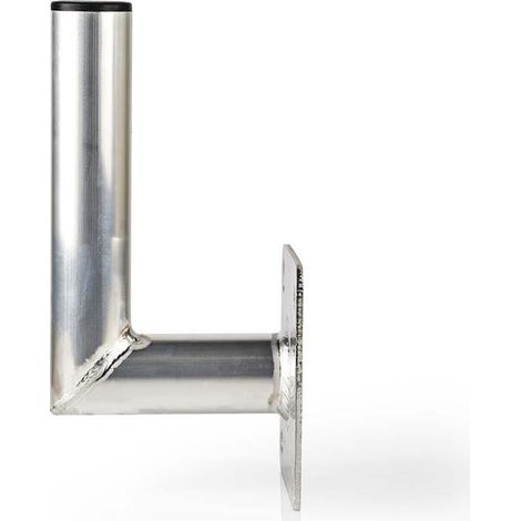 Soporte de pared para satelite distancia a la pared 150 mm diametro de la abrazadera 50 mm tamano maximo del plato 100 cm aluminio plata