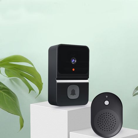 Sonnette vidéo sans Fil avec caméra de Sonnette Intelligente avec Vision Nocturne 450P, Stockage en Nuage Audio bidirectionnel, alimenté par BatterieSonnette vidéo sans Fil avec caméra de Sonnette Int (1/5)