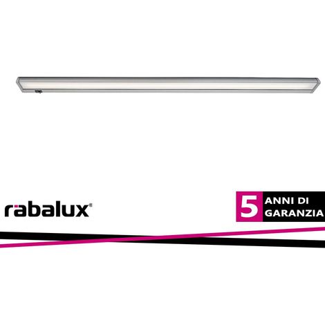 Lampada sottopensile LED 57cm 10W 4000K argento Rabalux (1/3)
