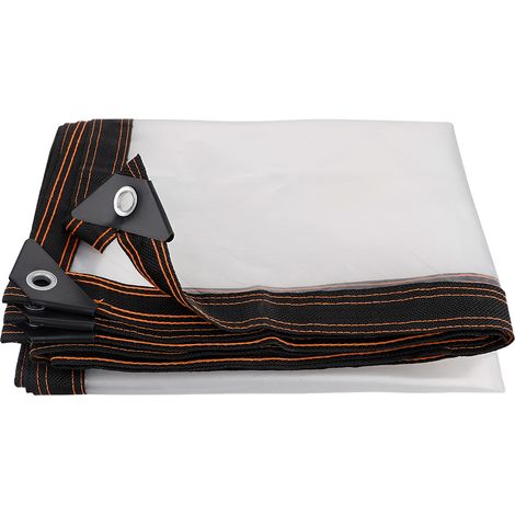 Bâche de protection solaire pour serre, film transparent imperméable et isolant antigel épais