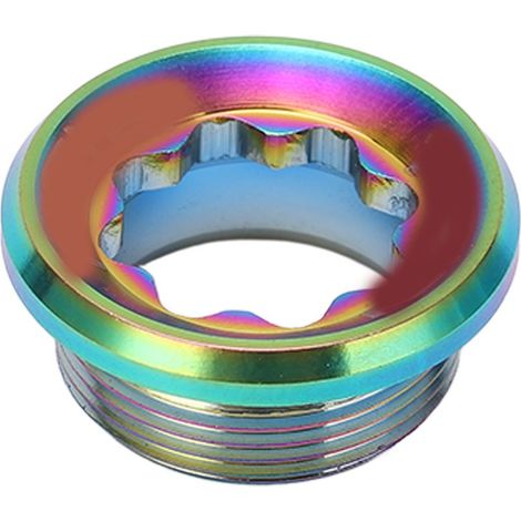 RISK 20mm embout de vis cache-pédalier en alliage d'aluminium M20 boulon de fixation de manivelle vélo route VTT multicolore (1/5)