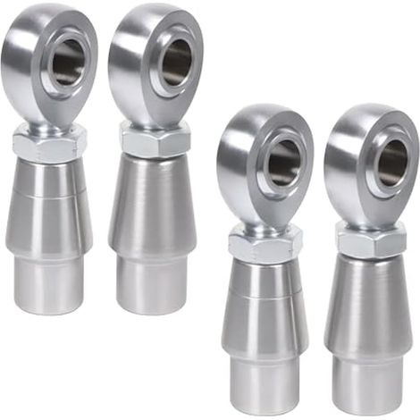 Kit d'extrémité de tige de 1,6 cm, kit de suspension Chromoly Heim pour droitiers et gauchers, kit de direction avec adaptateur de tube rond, entretoise, écrous à blocage (2 ensembles de 1,6 cm) (1/5)