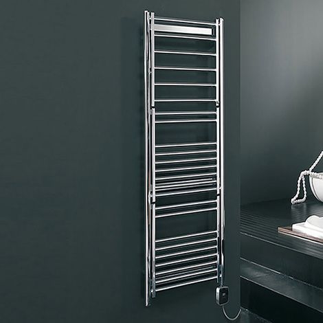 Scaldasalviette + con stendino - bianco - Grande mensola - 300 Watt - STENDE/951/512/B
