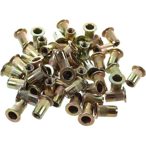 50 Stück M10/M12/M8/M5/M6/M4/M4 Flachkopfnietmuttern Möbeldekorationswerkzeug (M4) (1/5)