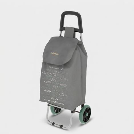 Chariot de courses en acier avec sac imperméable Greenwich