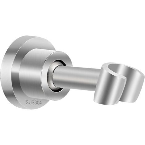Support de pommeau de douche - Support de douche en acier inoxydable 304 - Support pivotant et réglable - Support pour douchette (1/5)