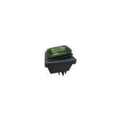 Bachmann 924.176 interruptor eléctrico Interruptor oscilante 2P Negro, Verde