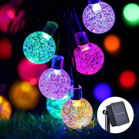 Guirlande Solaire 7M Multicolore LED IP65 Étanche (1/5)