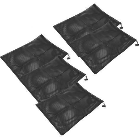 Lot de 5 sacs barrières pour pompes professionnelles, sacs filtrants en maille pour pompes portables (31 x 41 cm) (1/5)