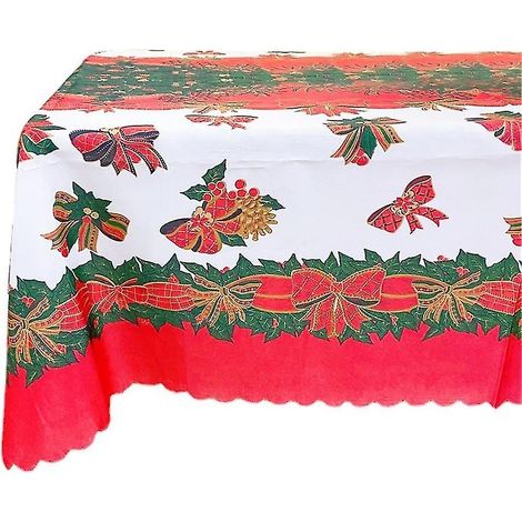 Décoration de Noël : nappe de Noël, nappe pour les fêtes, décorations de fête (1/5)