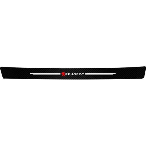 (1 pièce, compatible avec Peugeot) Autocollant de protection de seuil de porte et de hayon pour Peugeot 208, 3008, 308, 2008, 207, 107, 508, 607, 106, 406, 407, 307, 206 et 301. (1/4)