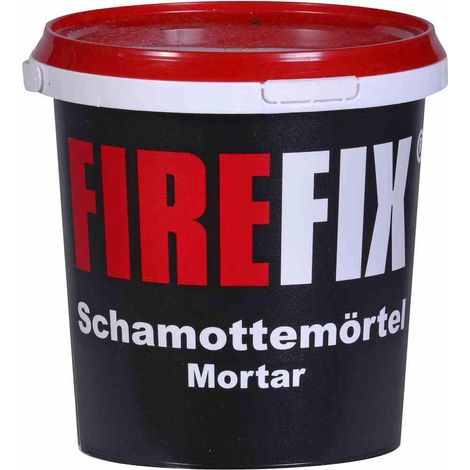 FireFix Schamottmörtel 1 kg Mörtel Kamin Ofen Kaminzubehör