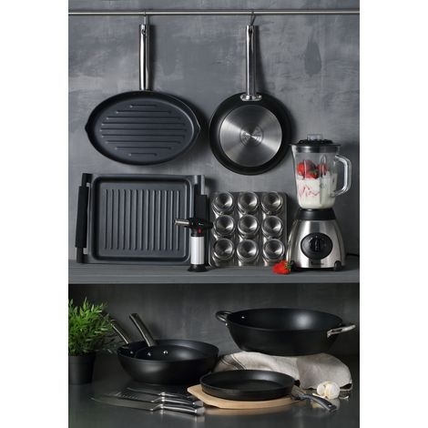 Pentola Ø20x14cm 4L Acciaio Inox con Coperchio Foodies BGMP-1505-BK Masterpro (1/5)