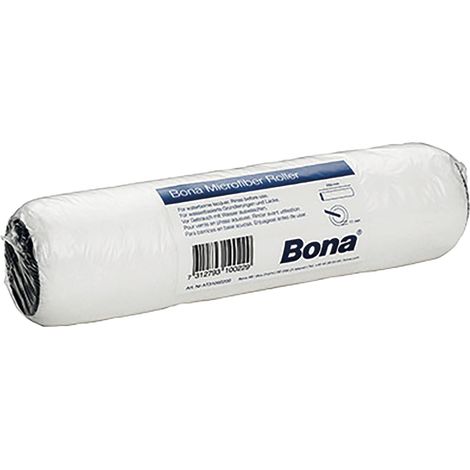 BONA Wasserlackrolle weiß Versiegelungsrolle 25cm Lackwalze 11mm (1/2)