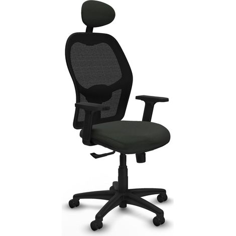 Chaise piqueras y crespo Alocén noir mousse découpée (1/2)