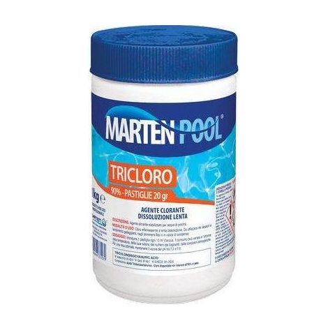 3,0 x TRICLORO X PISCINA PASTIGLIE MARTEN