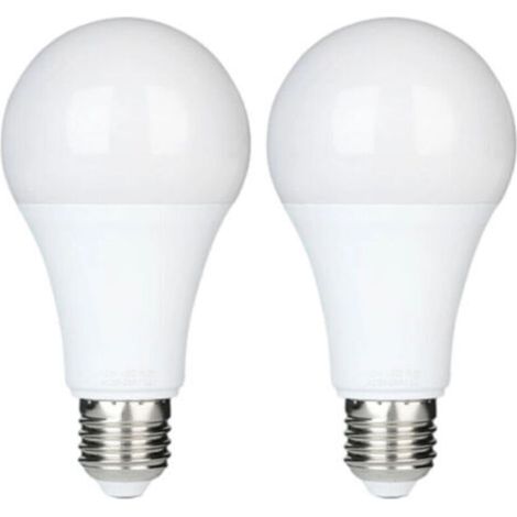 Lot de 2 Ampoule LED Detecteur de Mouvement PIR, E27 Culot Vissé, 12W, 1000 Lumens (équivalent de 100 watts), 220V, 6000K Blanc Froid, Ampoules d'éclairage de Sécurité (1/5)