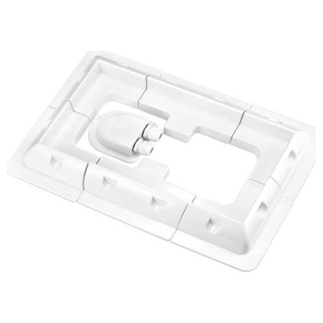 Supports de montage de panneaux solaires, sans perçage, pour camping-cars, camping-cars, toits, blanc, 7 kits (1/5)