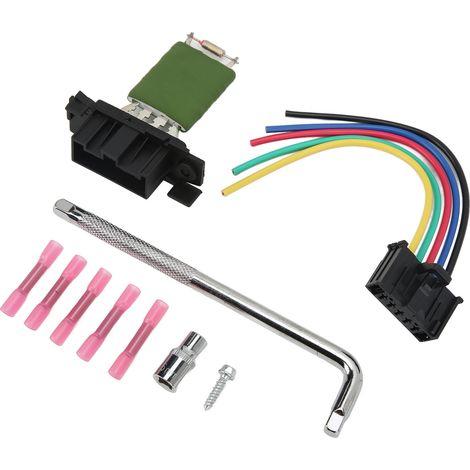 Module de résistance pour moteur de soufflerie 13248240, kit avec faisceau et outil, compatible Opel Adam et Corsa D, pièce de rechange ventilateur chauffage (1/5)