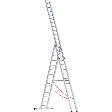 Euroline Premium 307 Mehrzweckleiter 3x14 Sprossen (1/5)