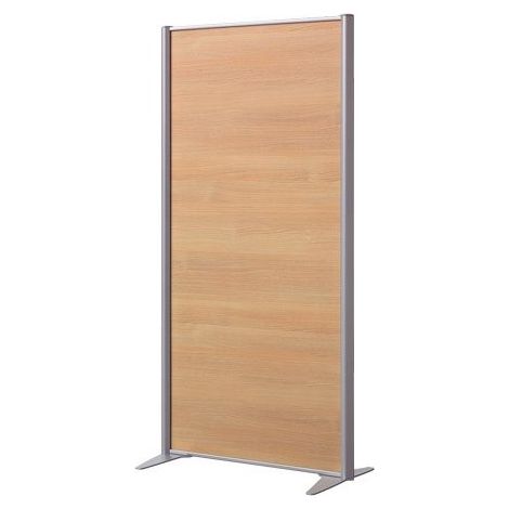 Cloison de séparation pleine B-Zen hêtre - L 81 x H 160 cm - Bois antibactérien - Maxiburo