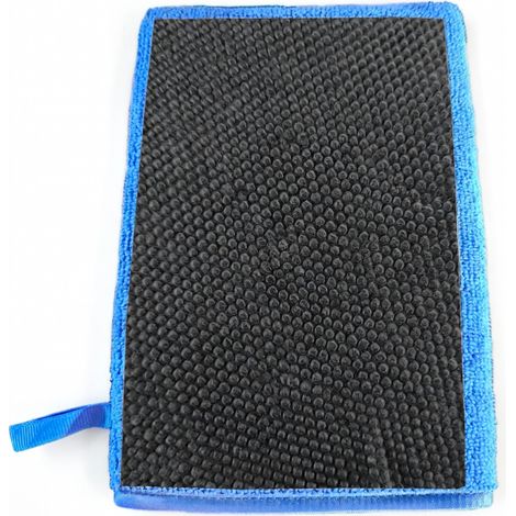 Gant d'argile à pois bleu de décontamination (1/5)