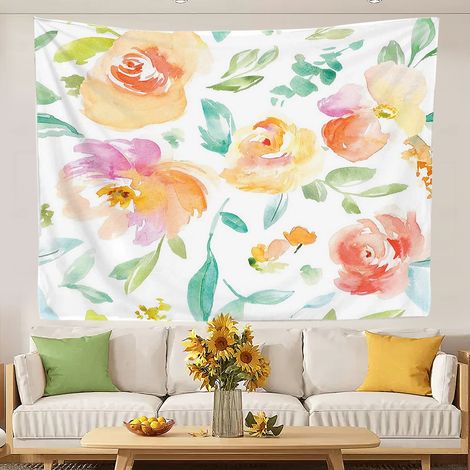 Tapisserie murale imprimée, décor mural pour couvre-lit de plage, rideau 200x150cm (1/5)