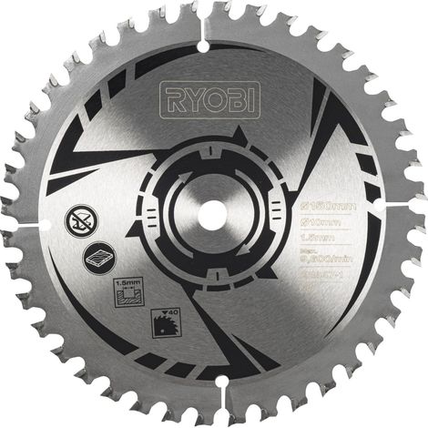 Lame Scie Circulaire 150mm Finition - CSB150T40-40 Dents, Coupe Nette, Alésage 10mm (1/5)