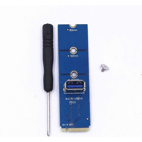 für M.2 zu PCI-E x4 USB 3.0 Adapter Riserkarte BTC Grafikkarten-Erweiterungsadapter (1/5)